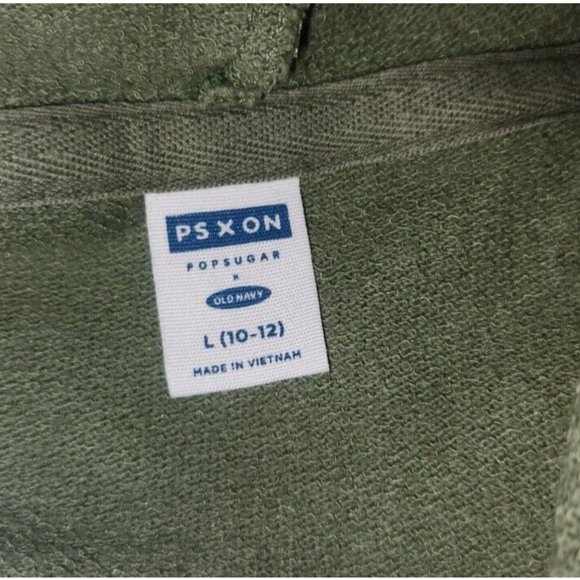 Youth Hooded Sweatshirt BART SIMPSON Old Navy Olive Green LARGE 10/12 - Picture 5 of 9